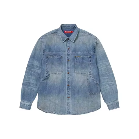 Supreme SS26 WEEK6 Worn Snap Painter Shirt Unisex SUP-SS26-125