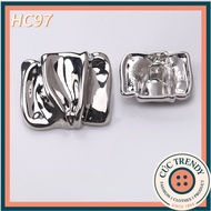 Combo of 5c Metal Buttons size 17 20 23 28mm, Hc97 Dchic buttons, twisted buttons, shoulder buttons,