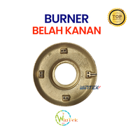 BURNER RINNAI BELAH RB KANAN BARNER RINNAI BESAR BELAH KANAN RB KUNINGAN KOMPOR RINNAI SUPER TEBAL | - RI 511C - RI 511E - RI 522C - RI 522Z - RI 522E - RI 522ET - RI 514E - RI 602E - RI 603E