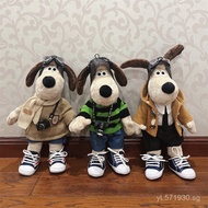 Clothes Dog Plush Toy42cm Gift In-Stock Doll Set Dog Pilot Overalls F5FT