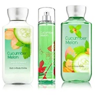 BUNDLE SET [3Item] Cucumber Melon Set, Body Lotion 8 Fl Oz, Shower Gel 10 Fl Oz, & Find Fragrance Mi
