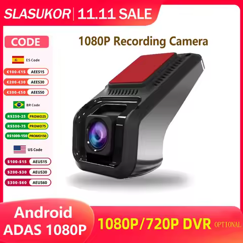 ADAS 1080P/720P Dash Cam DVR Dash Camera Car Radio Android DVR Car Recorder HD Night Version DVR Acc