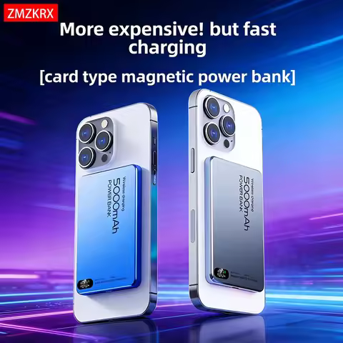 New CCC Original Magnetic Power Bank For MagSafe External Charger for iPhone Xiaomi Samsung Wireless