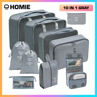 7/8/9/10 In 1 Set Travel Organizer Bag Luggage Packing Cubes Travel Toiletries Bag Clothes Storage O