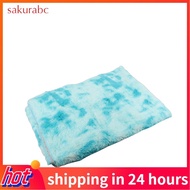 sakurabc Shag Area Rug for Living Room 4.9x6.9FT Tie Dyed Washable Fuzzy Long Pile Throw Carpet Home