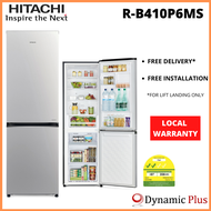 [BULKY] Hitachi R-B410P6MS 2 Doors Bottom Freezer Fridge 330L