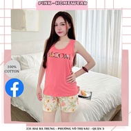 SHORT PANTS AND SHIRT SET Sleeveless BLOOM BLOOM BLOOM BLOOM BLOOM