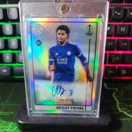 [Autograph][Free mag] Auto Wesley Fofana Leices City Topps Europa League