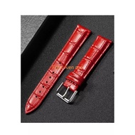 MERAH Red LEATHER WATCH STRAP 20MM 22MM LEATHER WATCH STRAP