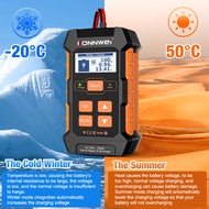 [Authorized Distributor] Konnwei KW520 Car Battery Tester Charger Automatic 12V 10A Lead Acid Car Ba