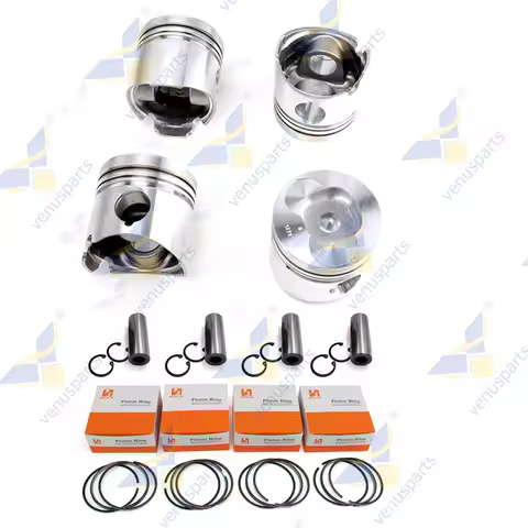 4JB1 Piston Rings 4CYL For Isuzu Overhaul Rebuild Kit Engine Parts Square Top 9-94152-7111 8-97176-6