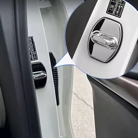 4pcs Car Styling Auto Protect Door Lock Cover Stickers Case for TOYOTA Harrier COROLLA 2022 CROSS BZ