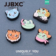 JJBXC Charm Buckle Shoe Series Frog Tiger Cat DIY Fashion