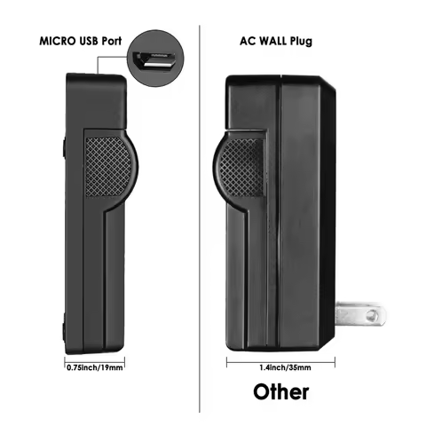EN-EL12 USB-C Charger for Nikon Coolpix AW130, AW100, AW120, AW110, S6200, S6300, S8100, S8200, S910