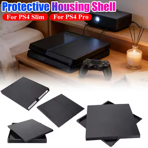 For PS4 Slim For PS4 Pro Protective Full Housing Shell Case Cover Plastic Front Bottom Shell for PS4