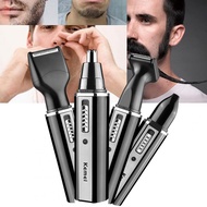 เครื่องโกนหนวด เครื่องโกนหนวดไฟฟ้าไร้สาย อุปกรณ์โกนหนวด ตัดแต่งขนจมูก กันจอน โกนขนหู 3 IN 1 อย่างดี รุ่น KM-6630 Shaver Cordless electric shaver Shaving tools Good nose and ear trimmer, shaving, ear hair 3 in 1. Good model