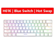 【จัดส่งภายใน 3 วัน】 ZIFRIEND H61K คีย์บอร์ดแบบมีสาย คีย์บอร์ดเกมมิ่งขนาดเล็ก คีย์บอร์ดเกมมิ่งแบบ Hot
