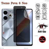 Tecno Pova 6Neo Phone Privacy Screen Film Tecno Pova 6 Neo Pova6 6Pro Pova6Pro Tecno Pova5 Pro Full 