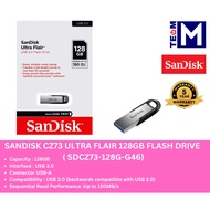 SanDisk 128GB CZ73 Ultra Flair Flash Drive 150MB/s (SDCZ73-128G-G46)
