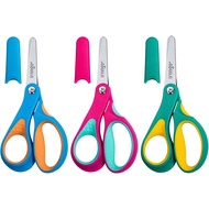 [sgstock] LIVINGO Left Handed Kids Scissors: Blunt Tip Safety Lefty Toddler Child Scissors for Schoo