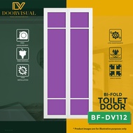 Aluminium Bi-fold Toilet Door Design BF-DV112 | BiFold Toilet Door Specialist Shop in Singapore