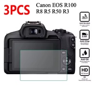 3PCS Tempered Glass for Canon EOS R100 R8 R5 R50 R3 Screen Protector Anti-Scratch Protective Film Ac