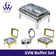 GVW Bekas Kuih Raya Bekas Makanan Tray Makanan Bertutup Tray Buffet Set Buffet Warmer Buffet Stand
