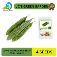 VALUE PACK (4 SEEDS) LONG AMPALAYA SEEDS/STA LUCIA F1/HYBRID/EASY TO GROW - 1PACK