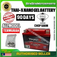 (WARRANTY) THAI-X Motorcycle Battery Bateri Y15 LC135 SRL EGO Y125 NVX Y110 BELANG RS150 EX5 WAVE KR