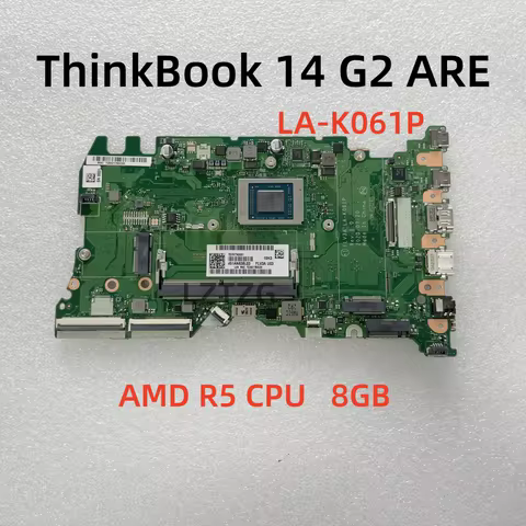 LA-K061P For Lenovo ThinkBook 14 G2 ARE Laptop Motherboard With AMD R5-4500U CPU RAM 8G UMA 5B21B619