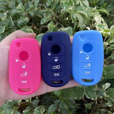Silicone Car fob Key Case Cover Shell skin bag For FIAT 500X Doblo Argo Toro Nuovo Grazie Tipo Freed