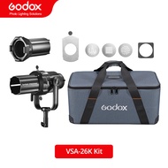 Godox สปอตไลท์ยึดกรวย Snoot ออปติคอลคอนเดนเซอร์กับ Bowens Mount สำหรับ VL300 SL150II ไฟ LED (VSA-19K