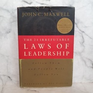 Preloved Book The 21 Irrefutable Laws of Leadership by John C Maxwell Hardcover