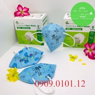 (combo 5 hộp 100 cái) Khẩu trang n95 trẻ em SHB pro mask chính hãng khẩu trang kn95 em bé tái sử dụn