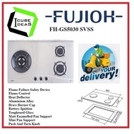 FUJIOH FH-GS5030 SVSS 3 BURNER BUILT-IN STAINLESS STEEL GAS HOB | Express Free Home Delivery