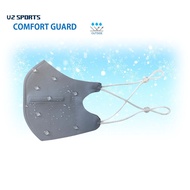 U2SPORTS-Comfort Guard Mask หน้ากากผ้าสะท้อนน้ำ สายคล้องหูปรับได้ มีโครง unisex