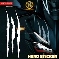 Monster claw Sticker/ monster claw Sticker/ nmax xmax pcx vario aerox light Sticker