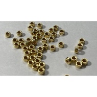 Flat blocking Charm - Puff ring size 4mm - genuine AU 750 - complete documents Kent Jewelry 1