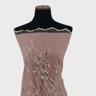 Exclusive Abstract Peach Root Embroidery Tile