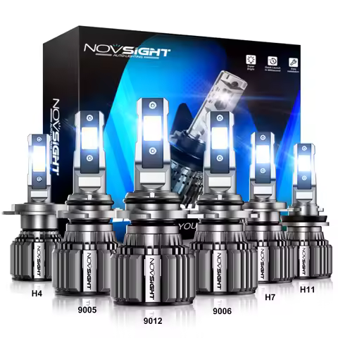 NOVSIGHT N74 H4 LED Headlight For Car 9012 H1 H3 H7 H11 9005 9006 6500K 15000LM 75W 9-32V LED Auto H