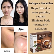 胶原蛋白咖啡 BlOOM COLLAGEN COFFEE 速溶黑咖啡 Nugen Bloom Collagen Coffee Collagen Drink Anti-Aging Beauty weig