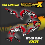 [NEW] BYSON simple striping sticker variations, racing variation list BYS 54 stiker motor