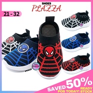 [s.PLAZZA] Size 21-32 🌈Baby Kid's Spider Cartoon Sport Shoes|Red Blue Black Shoes