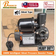 Bossco Taiwan 400W HI-Intelligent Silent Pressure Booster Pump HI-400 - Heavy Duty - Made in TAIWAN 