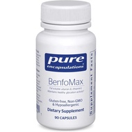Pure Encapsulations BenfoMax 90's - 200 mg Benfotiamine - Suplemen Vitamin B1 Thiamine - Menyokong J