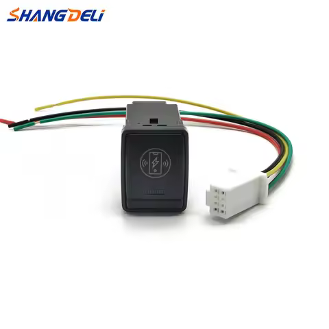 Car Wireless Phone Charging Switch Push Button For nissan Tiida XTRAIL T32 rogue QASHQAI J11 Serena 