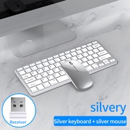 Bluetooth-compatible 2.4GHz Three-mode Wireless Keyboard and Mouse Combo Rechargeable Keyboard Mouse Set for Mac iPad PC Android