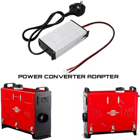 EU/UK Plug Power Converter 230V to 12V Adapter for Diesel Air Heater For 5KW 8KW Suitable for Househ
