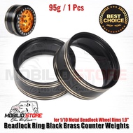Sale Beadlock Ring Black Brass Counter Weights 1.9 For Metal Beadlock