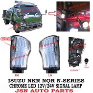 J103S04 CHROME LED 12V/24V SIGNAL LAMP ISUZU NKR NQR N-SERIES LORRY TRUCK AKSESORI
